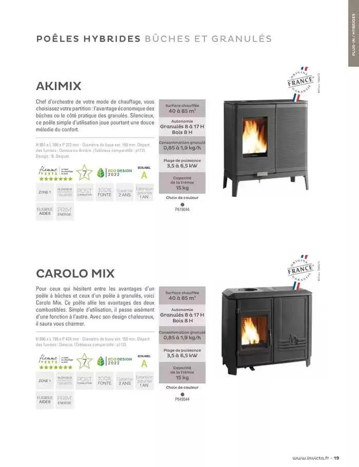 Le chauffage du futur a déjà 100 ans du 15 janvier au 31 mai 2025 - Catalogue page 19