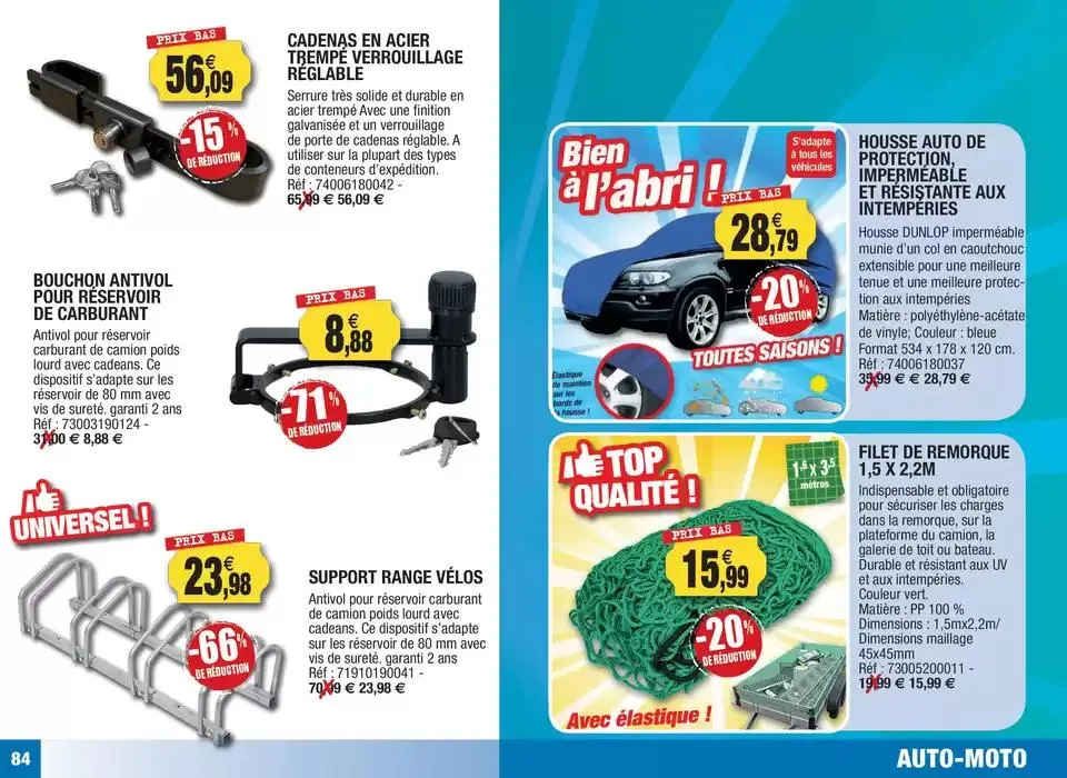 Les jours Anniversaire ! du 11 avril au 31 décembre 2025 - Catalogue page 84