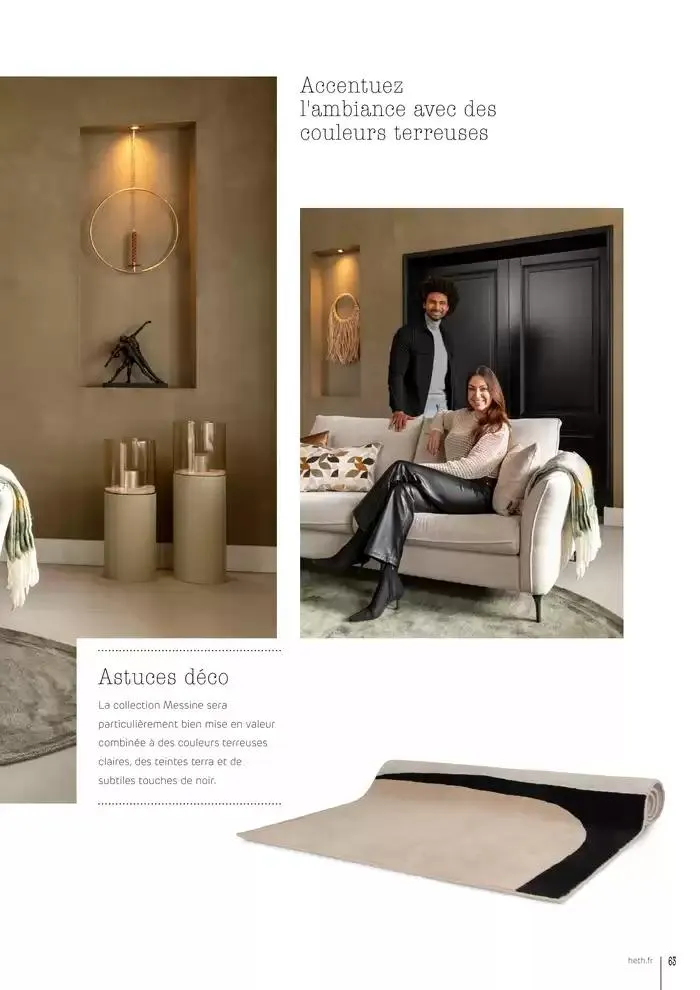 GUIDE D’INSPIRATION & D’ART DE VIVRE 2025 du 1 avril au 31 décembre 2025 - Catalogue page 63