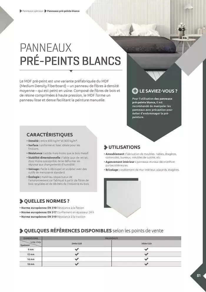 Aménagents Intérieurs du 9 décembre au 9 juin 2025 - Catalogue page 81