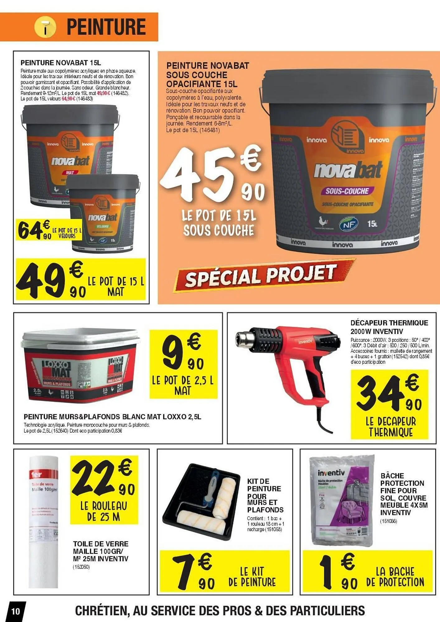 Catalogue Chretien Matériaux du 6 février au 28 février 2026 - Catalogue page 10