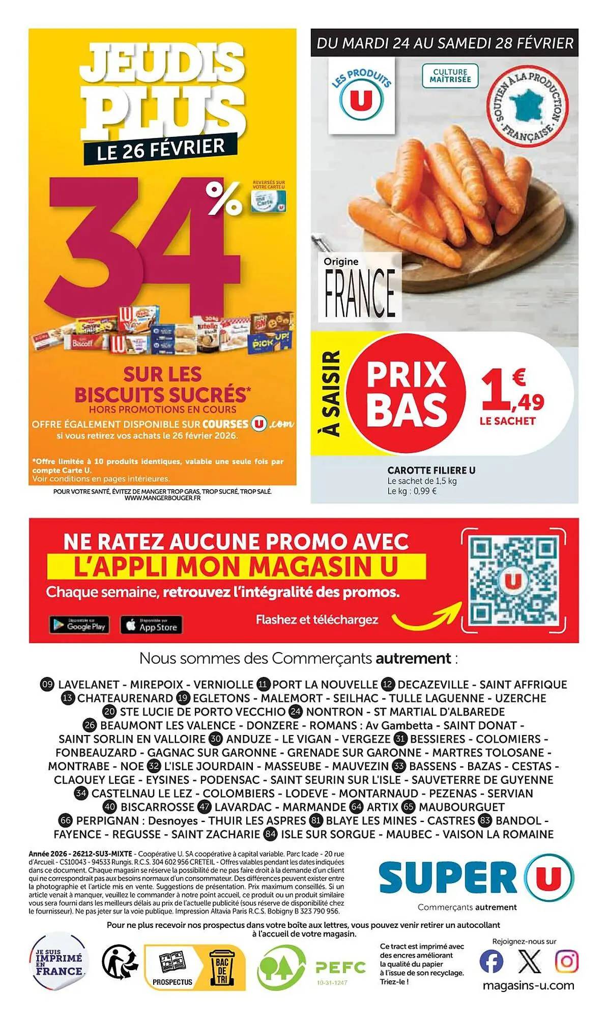 Catalogue Super U du 24 février au 8 mars 2026 - Catalogue page 48