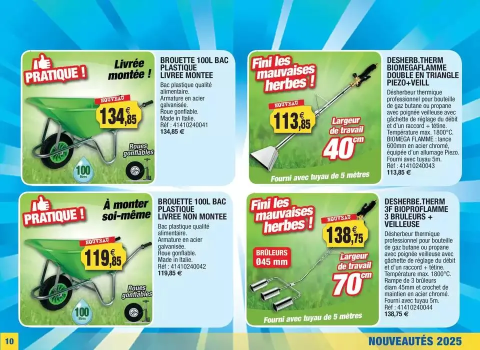 Spécial nouveautés 2025 du 25 février au 31 mai 2025 - Catalogue page 10