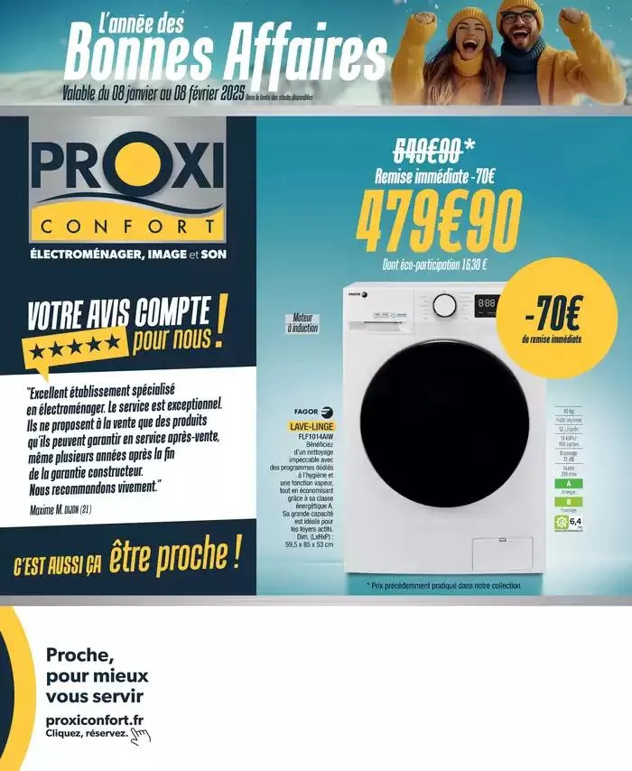 Proxi Confort Tabloid Janvier 2025 BB - 1
