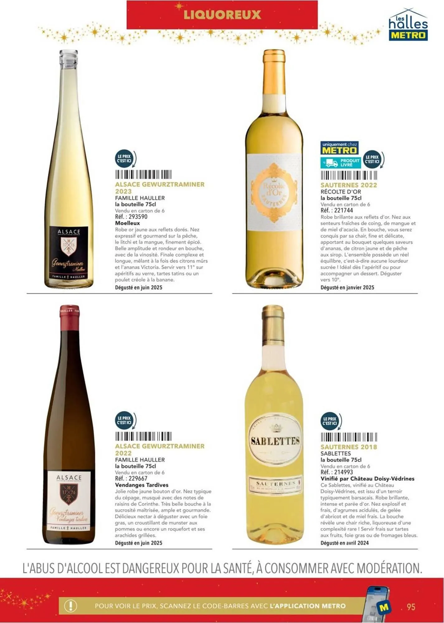 Catalogue METRO du 16 octobre au 31 décembre 2025 - Catalogue page 95