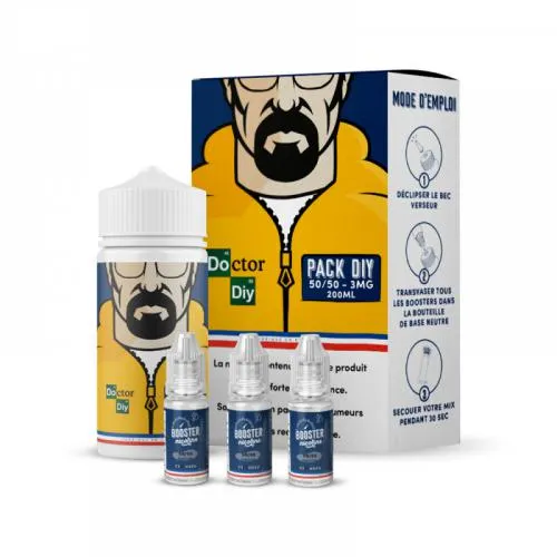 Pack DIY 50/50 200 ml - Doctor DIY