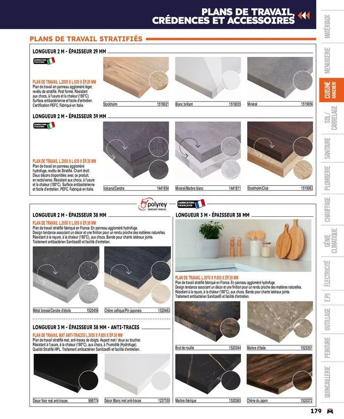 Guide produits 2024 du 15 mars au 31 décembre 2024 - Catalogue page 179