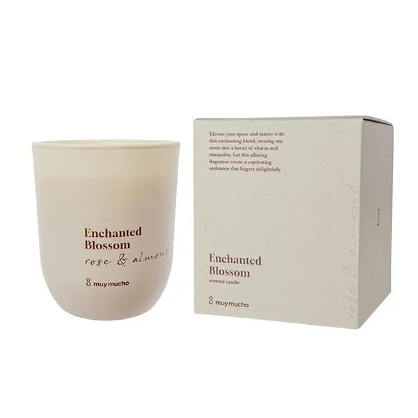 Vaso vela rose & almond