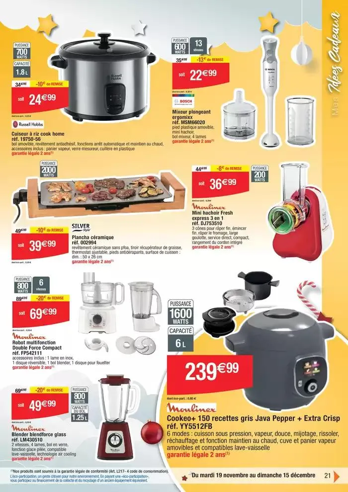 Déco (18j) Kdo Mode festif du 19 novembre au 15 décembre 2024 - Catalogue page 21