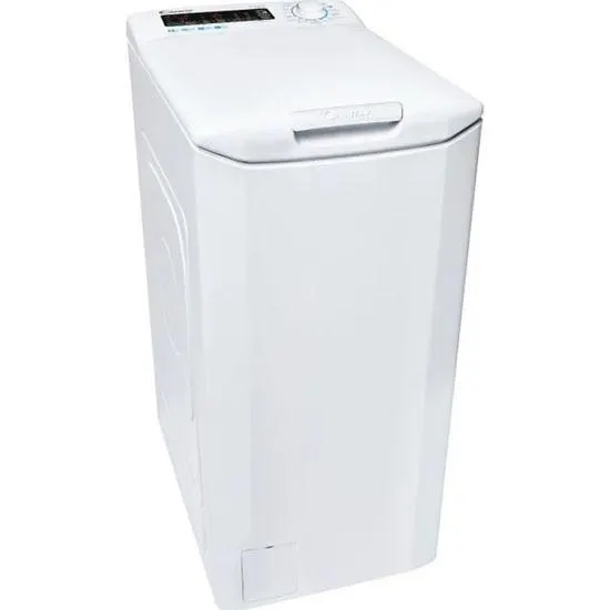 Lave-linge top CANDY CSTG 28TMVE/1-47 - 8 kg - Induction - 1200 tours/min - Classe A - Connecté - Blanc