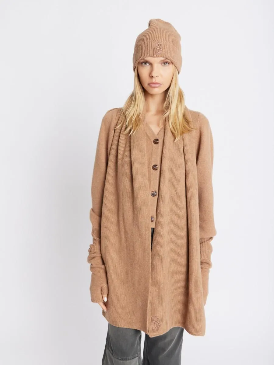 OPHE | Echarpe en laine camel
