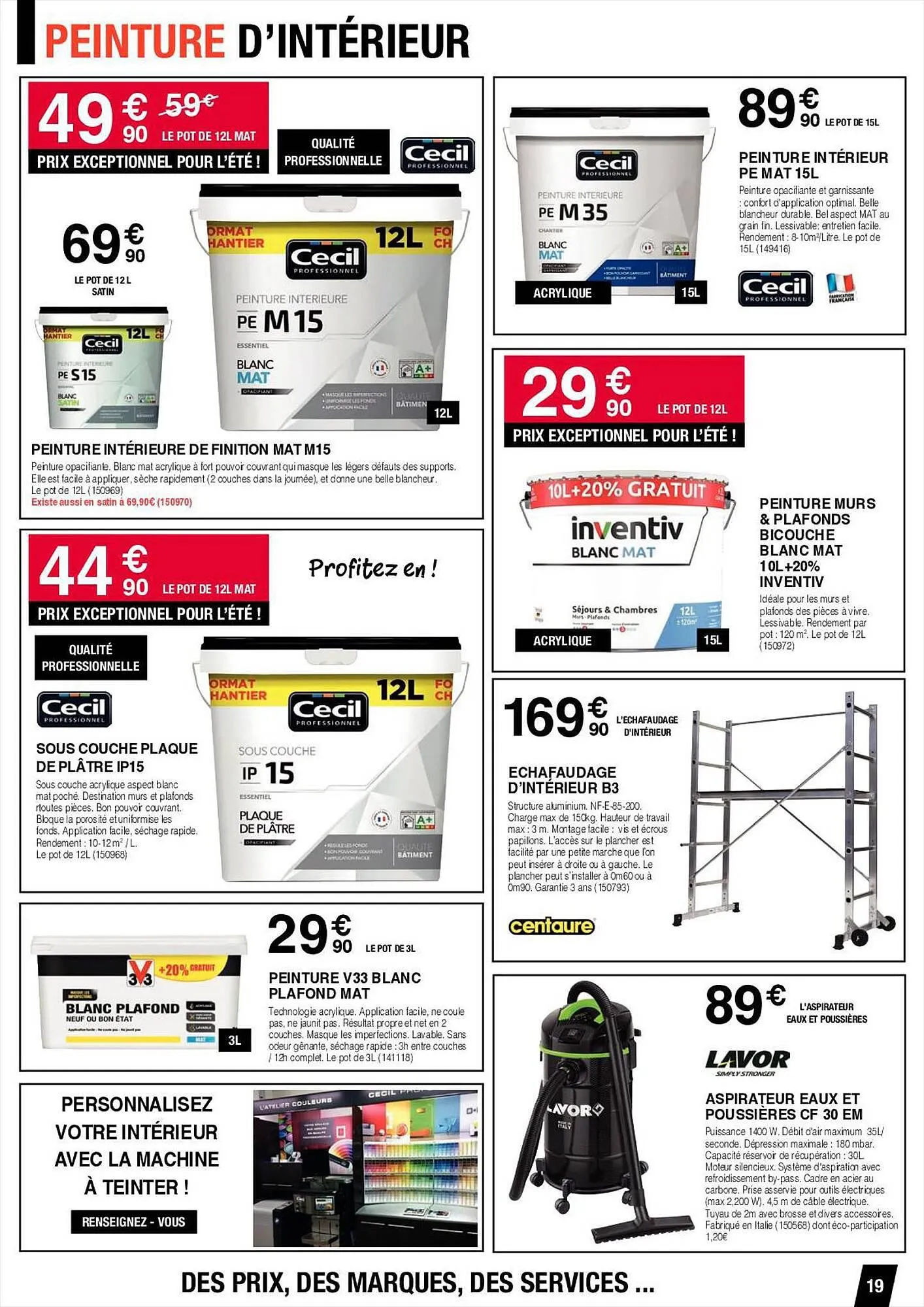 Catalogue Chretien Matériaux du 6 juillet au 19 août 2023 - Catalogue page 19