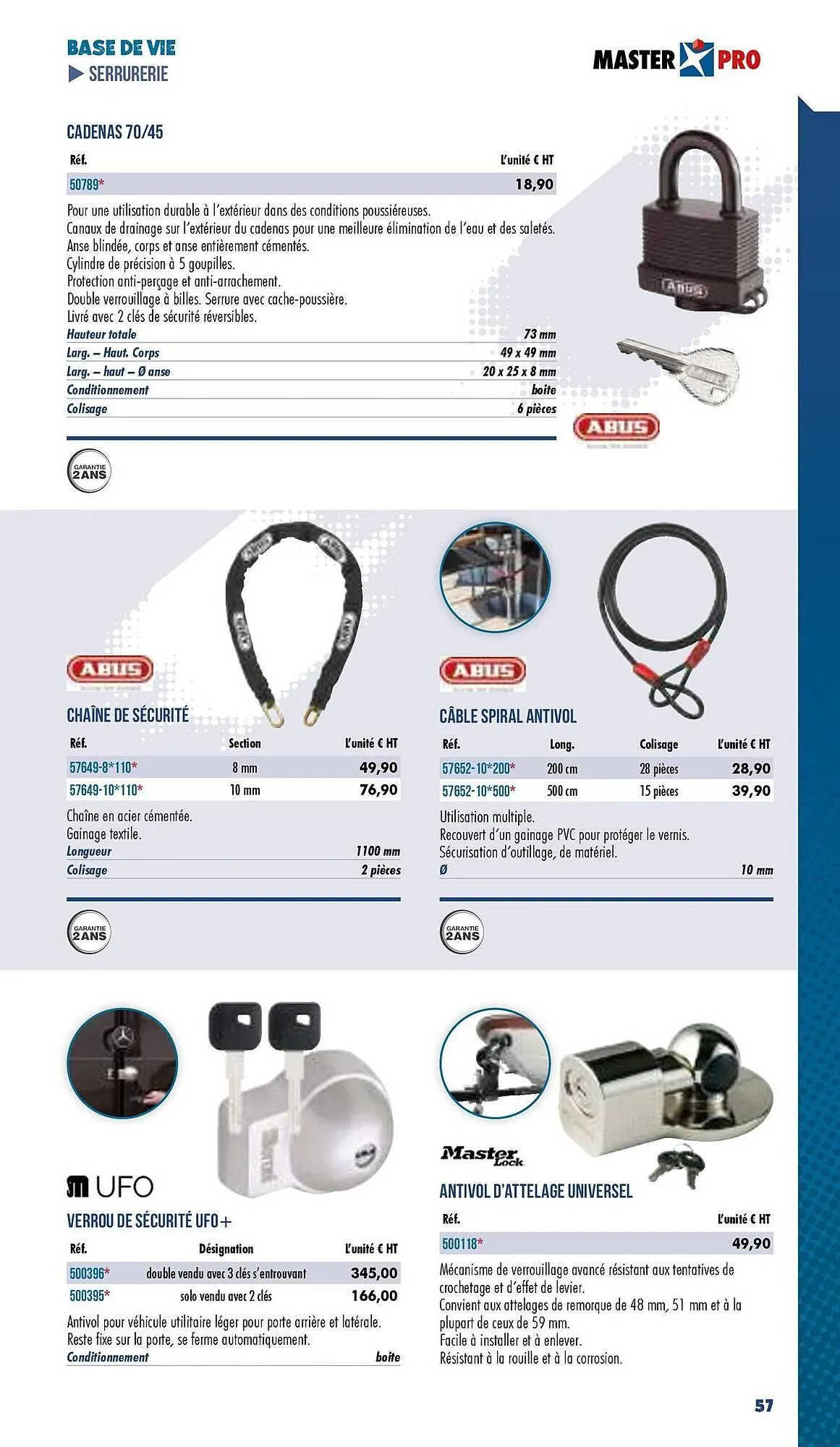 Catalogue Master Pro du 3 janvier au 31 décembre 2025 - Catalogue page 59