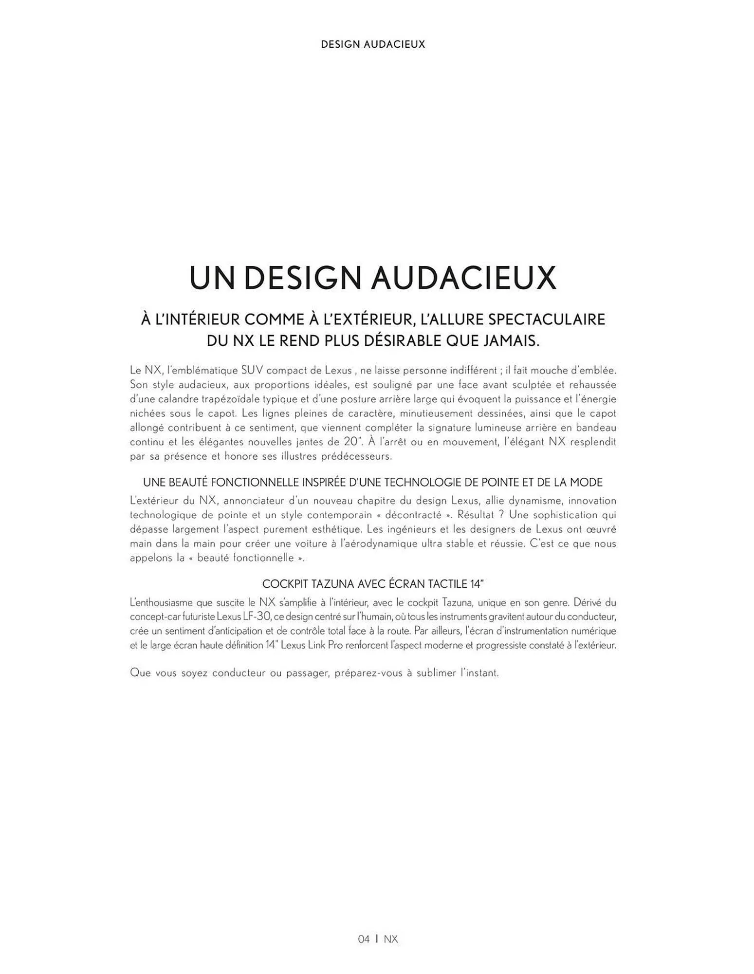 Catalogue Lexus du 27 mars au 27 mars 2026 - Catalogue page 4