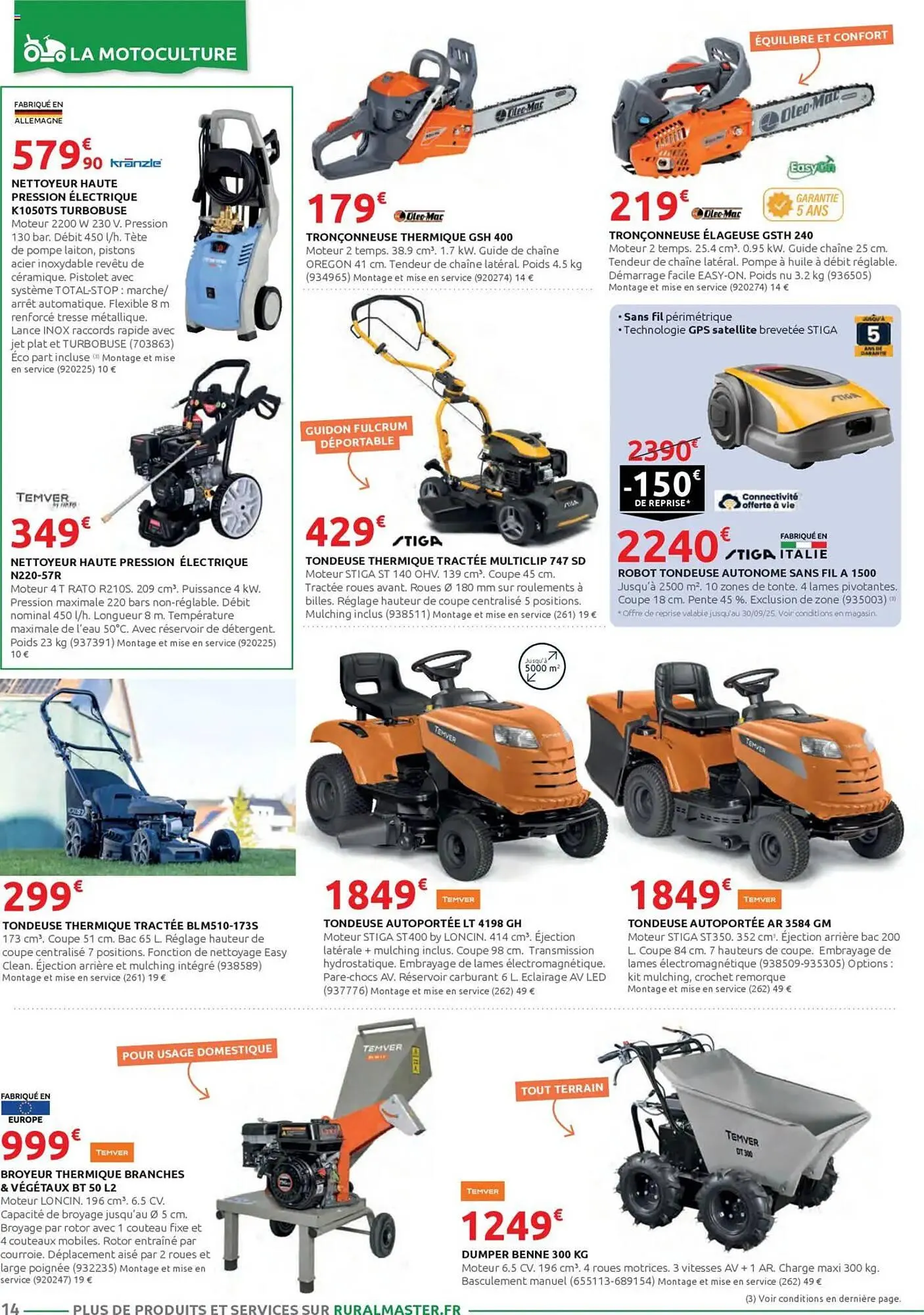 Catalogue Rural Master du 7 juillet au 26 juillet 2025 - Catalogue page 14