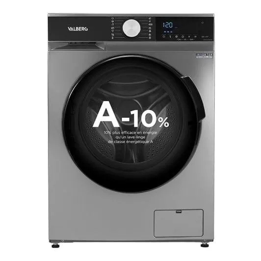 Lave-linge hublot 8 kg VALBERG WF 814 A-10 S566C2