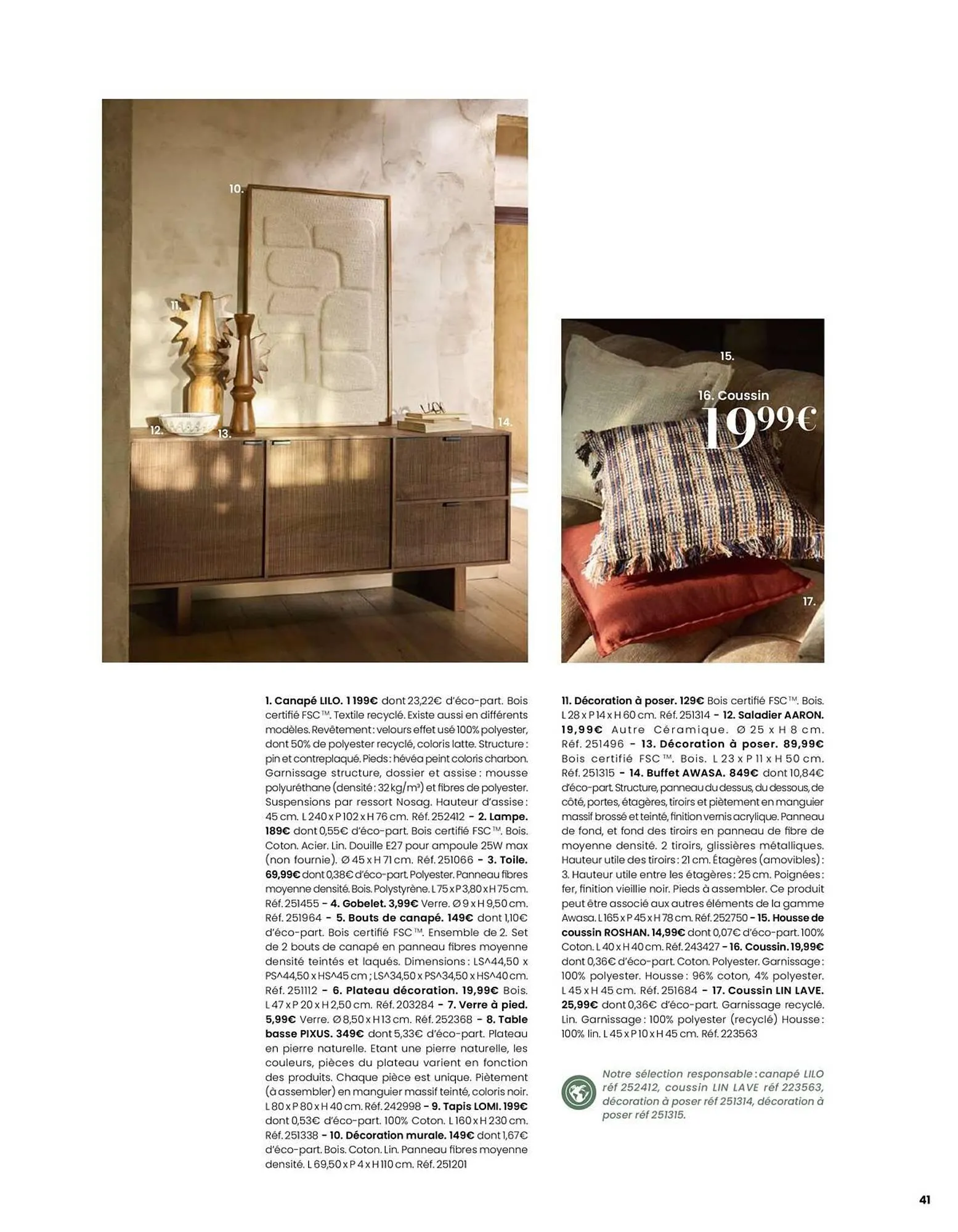Catalogue Maisons du Monde du 1 mars au 31 août 2026 - Catalogue page 41