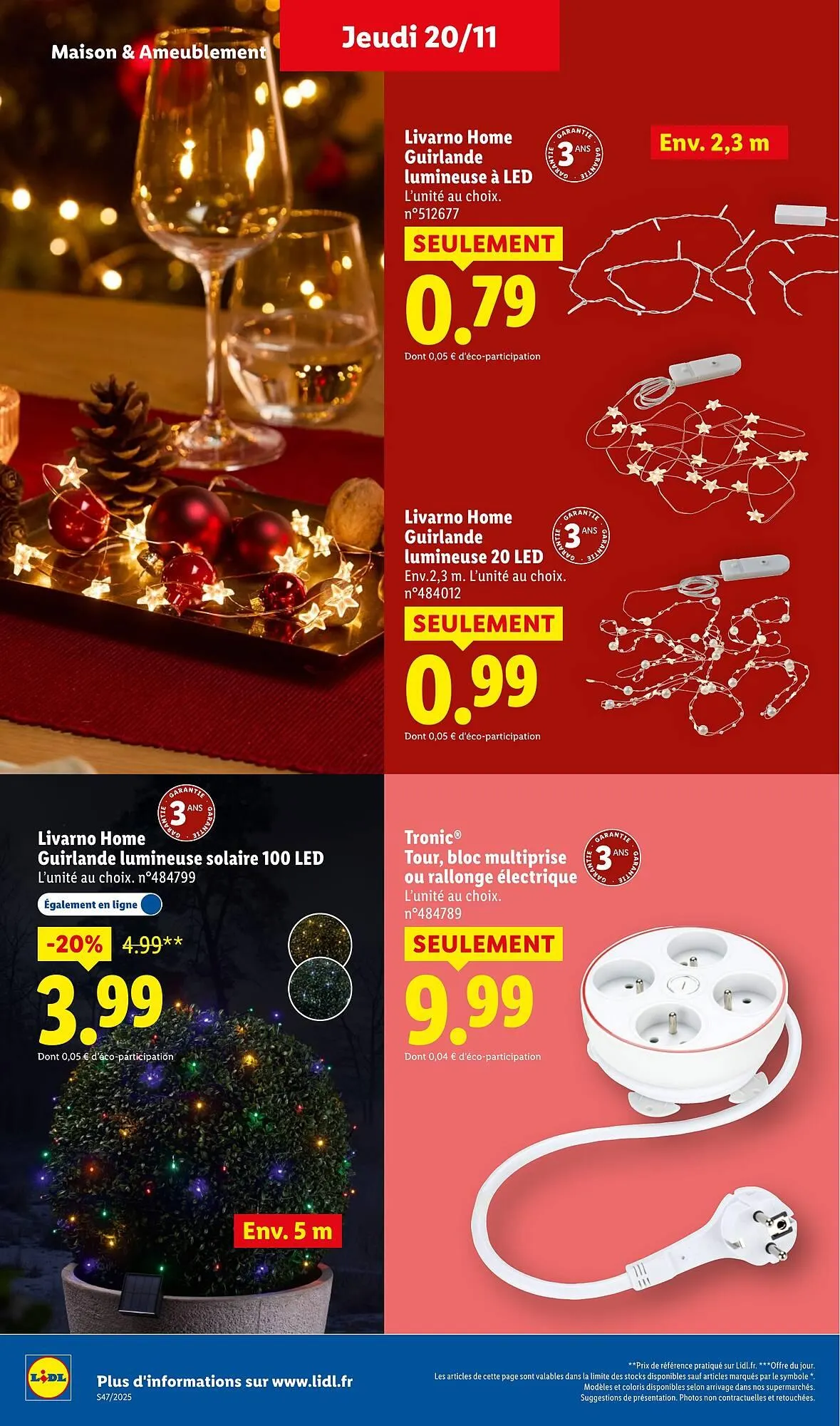 Catalogue Lidl du 20 novembre au 26 novembre 2025 - Catalogue page 46