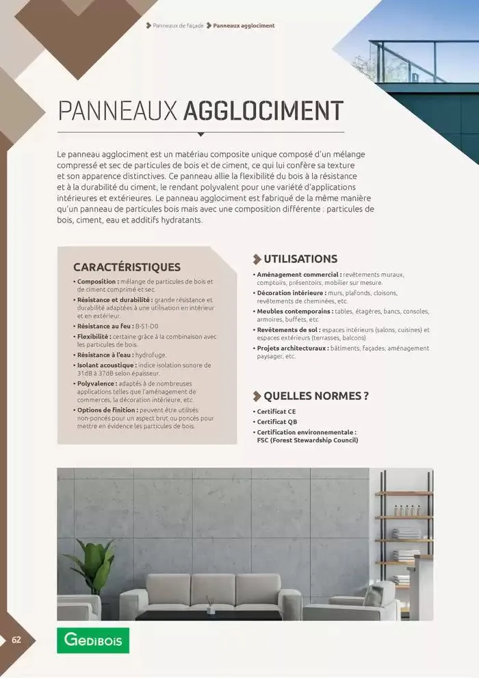 Aménagents Intérieurs du 9 décembre au 9 juin 2025 - Catalogue page 62