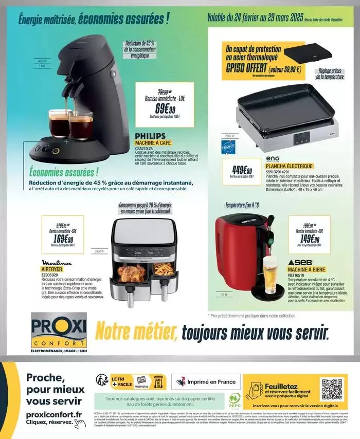 Proxi Confort Tabloid Mars 2025 BB du 24 février au 29 mars 2025 - Catalogue page 8