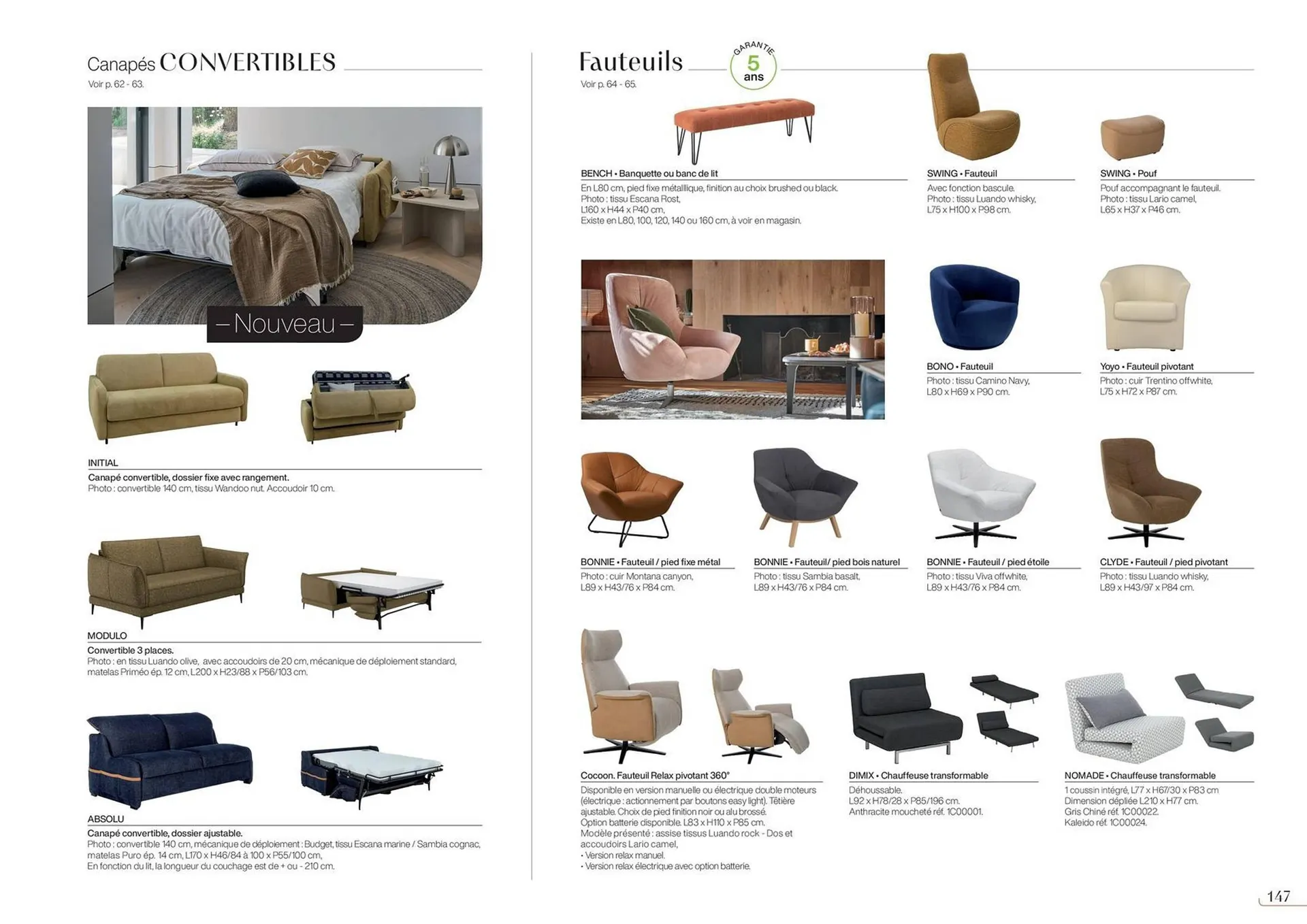 Catalogue Gautier du 19 septembre au 31 mai 2026 - Catalogue page 147