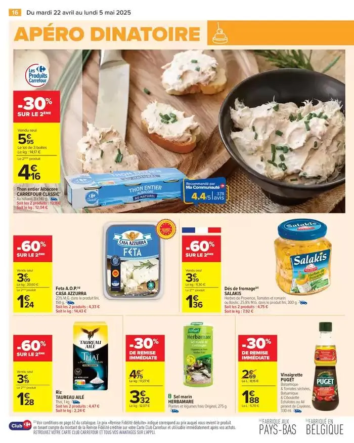 -50% SUR LE 2ÈME SUR TOUT JOKER du 22 avril au 5 mai 2025 - Catalogue page 18