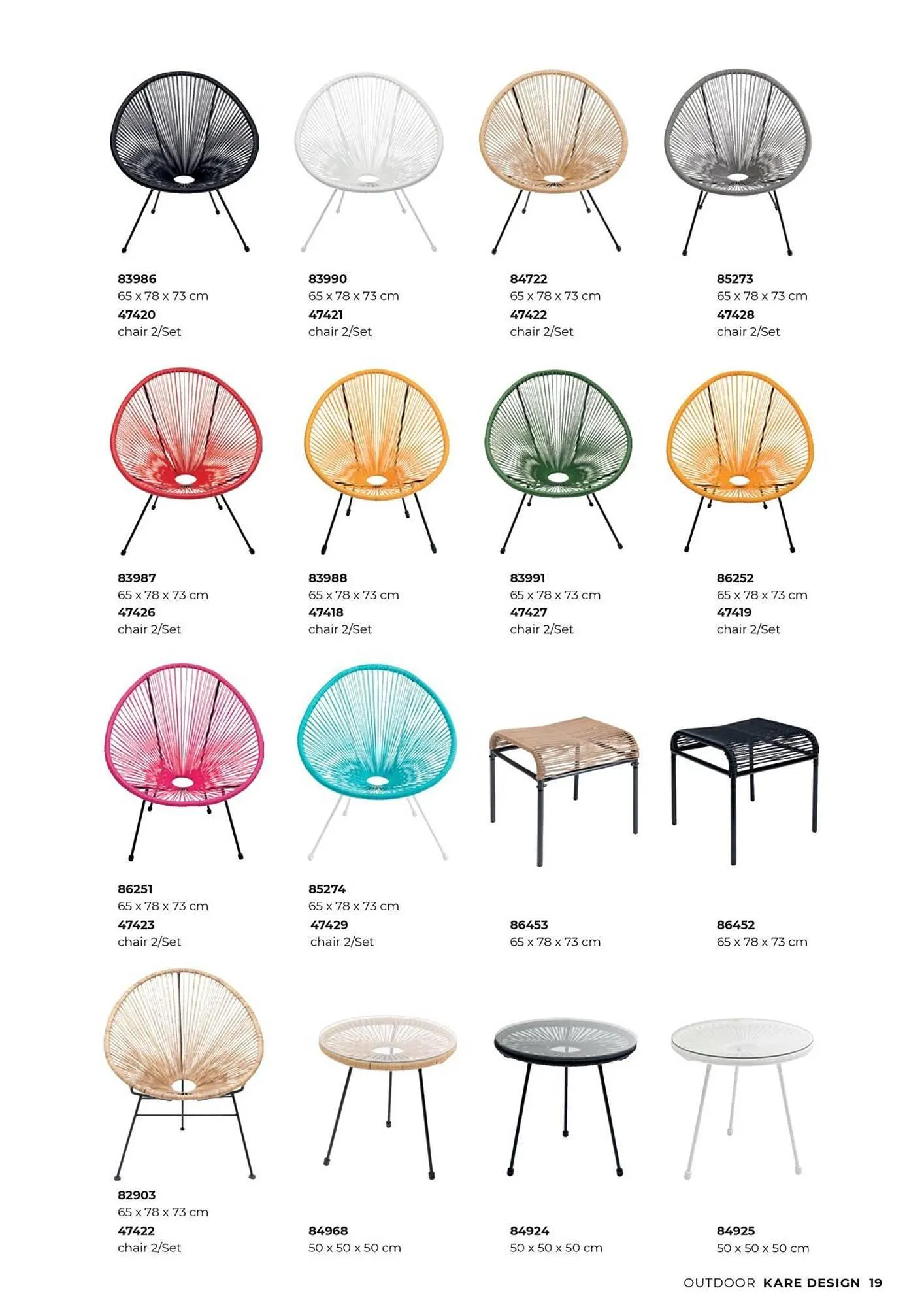 Catalogue KARE du 6 février au 31 août 2025 - Catalogue page 19