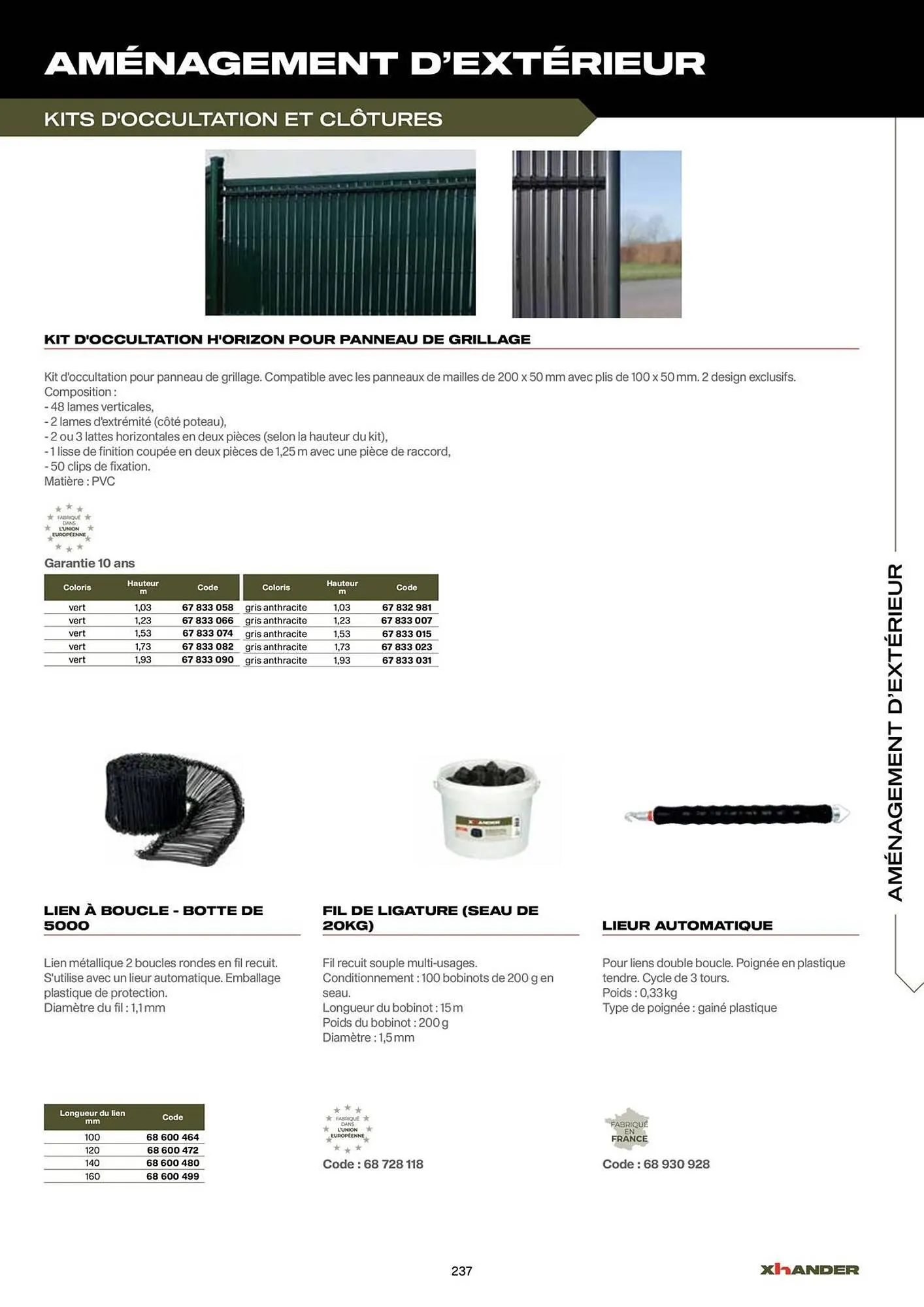 Catalogue Prolians du 2 septembre au 31 décembre 2025 - Catalogue page 237
