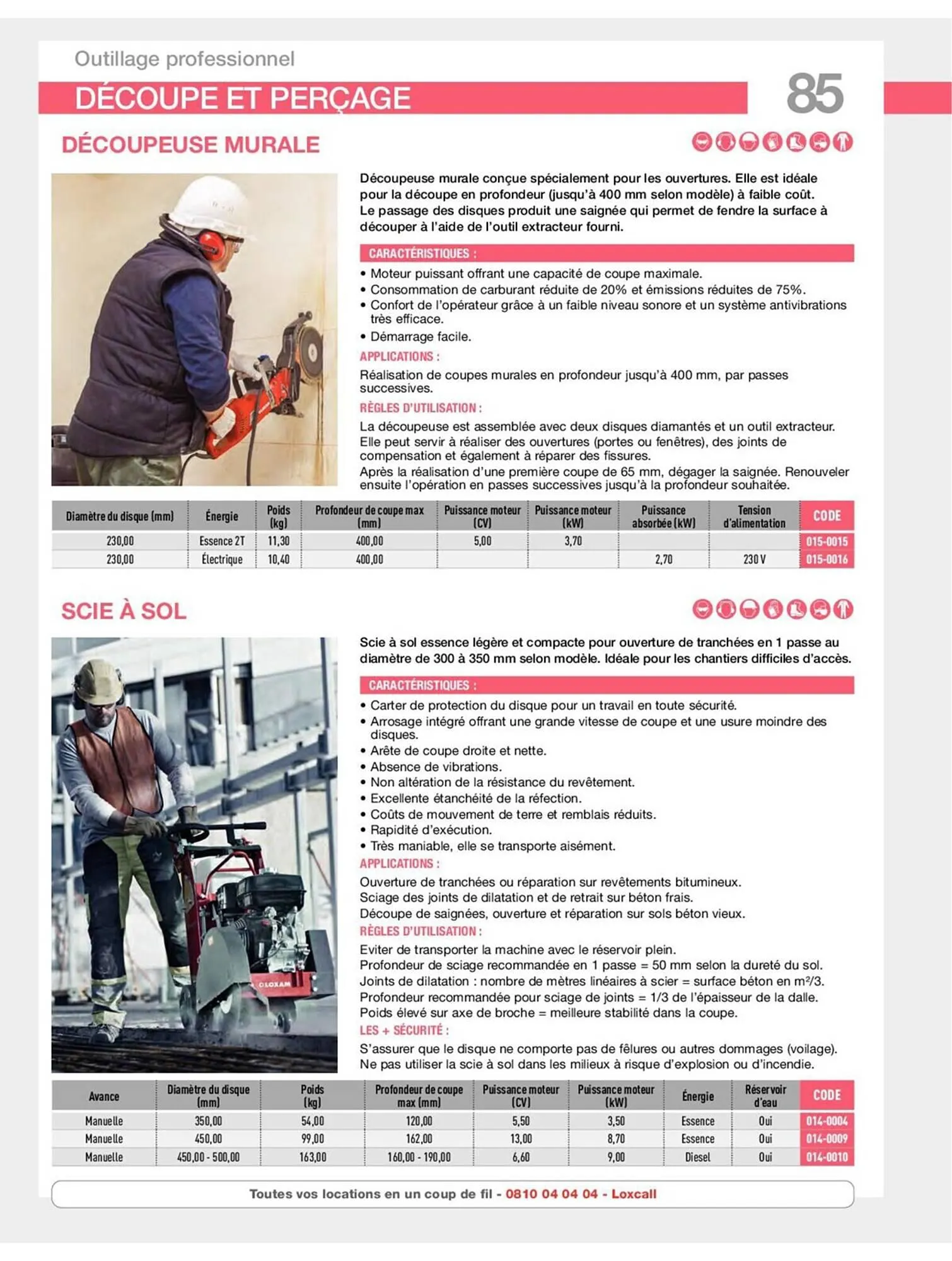 Catalogue Loxam du 19 avril au 31 décembre 2023 - Catalogue page 87