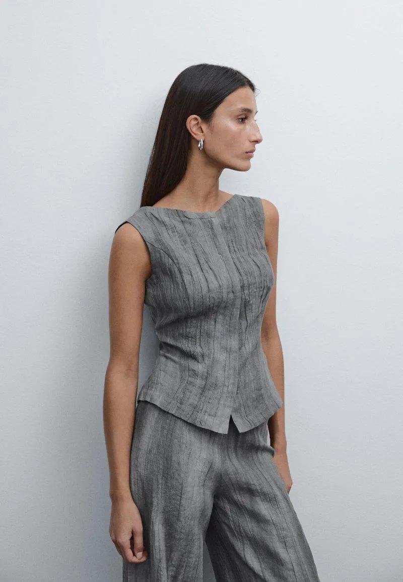 FABRIC - Blouse - grey