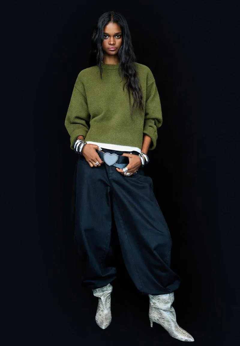 WITH HEM - Pullover - evergreen