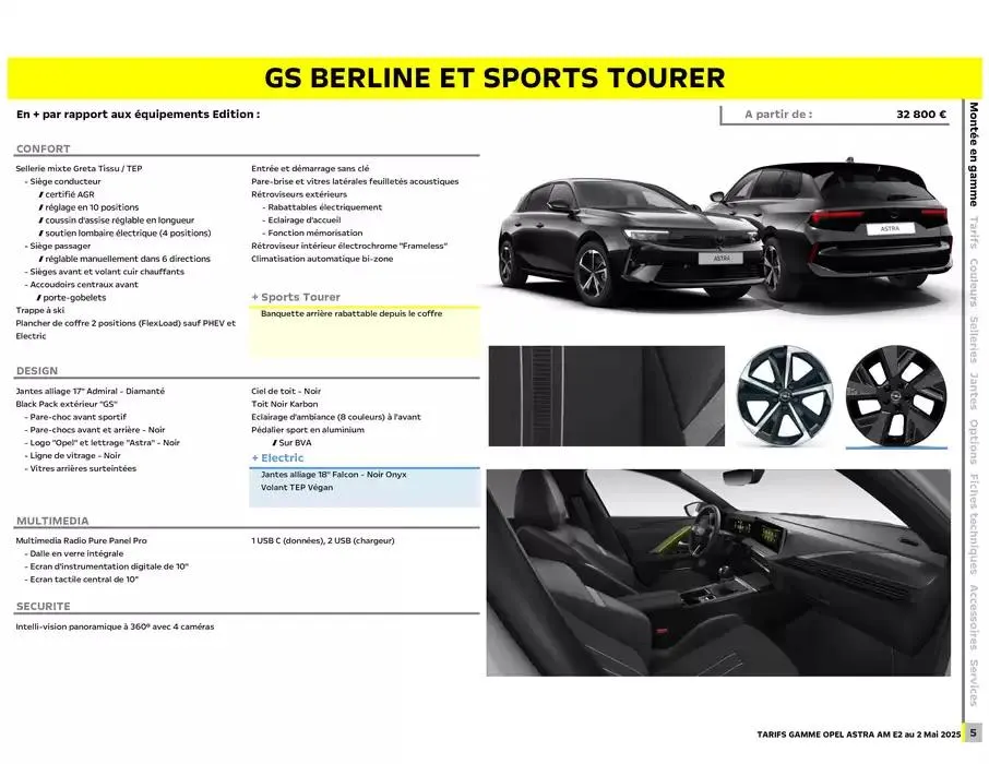 Opel Astra et Astra Sports Tourer du 12 mai au 12 mai 2026 - Catalogue page 6