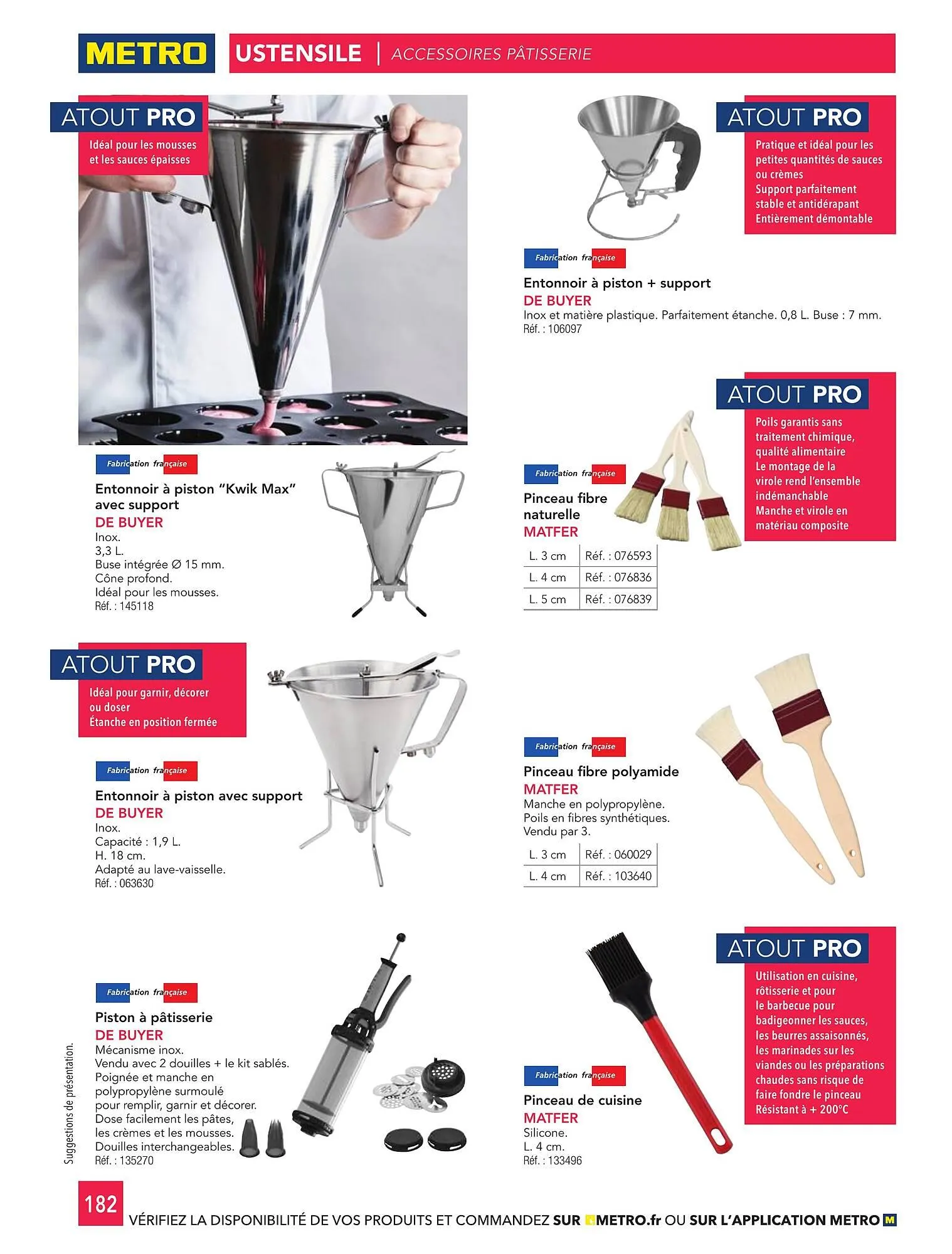 Catalogue METRO du 1 janvier au 31 décembre 2026 - Catalogue page 182