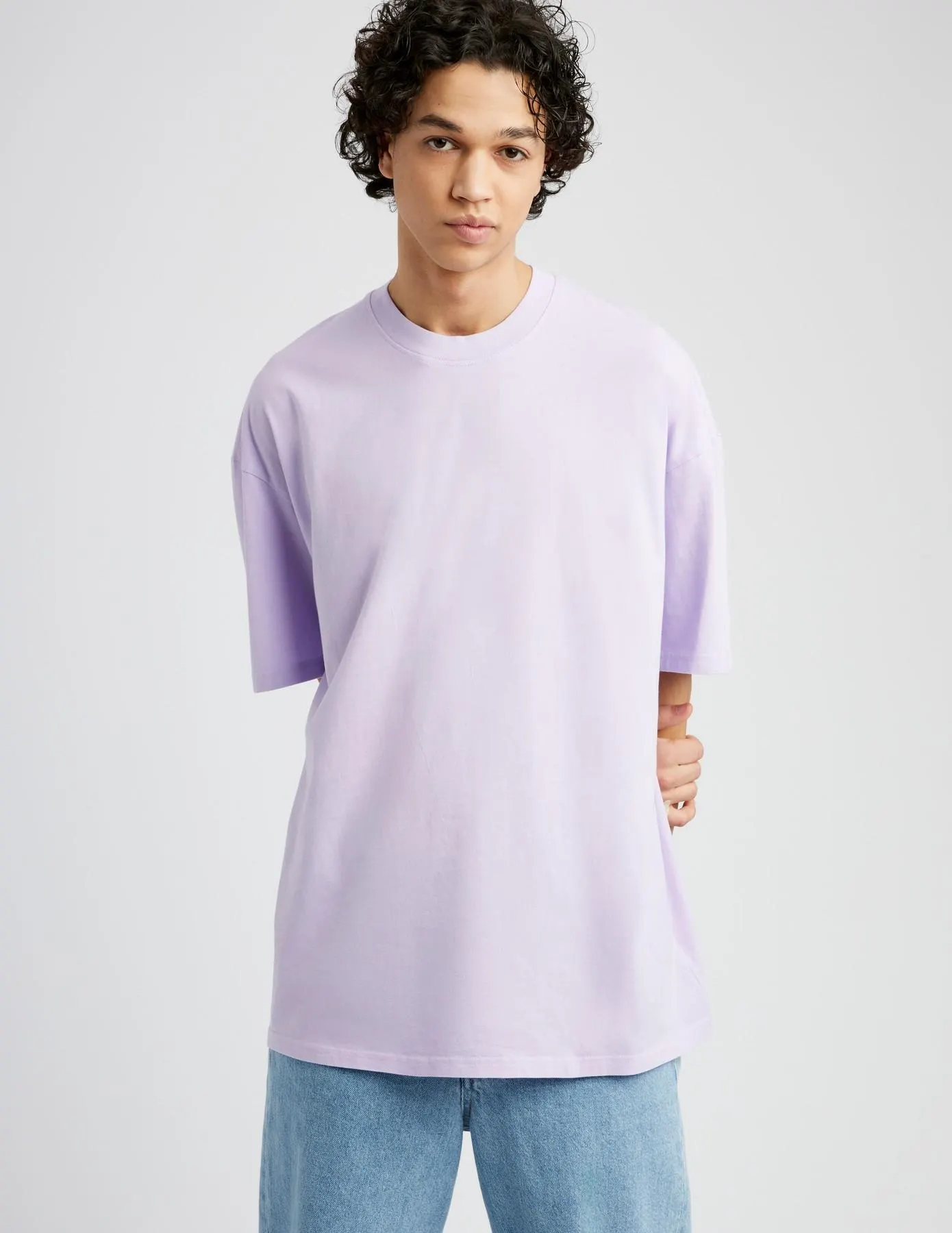 T-shirt oversize délavé - Lila