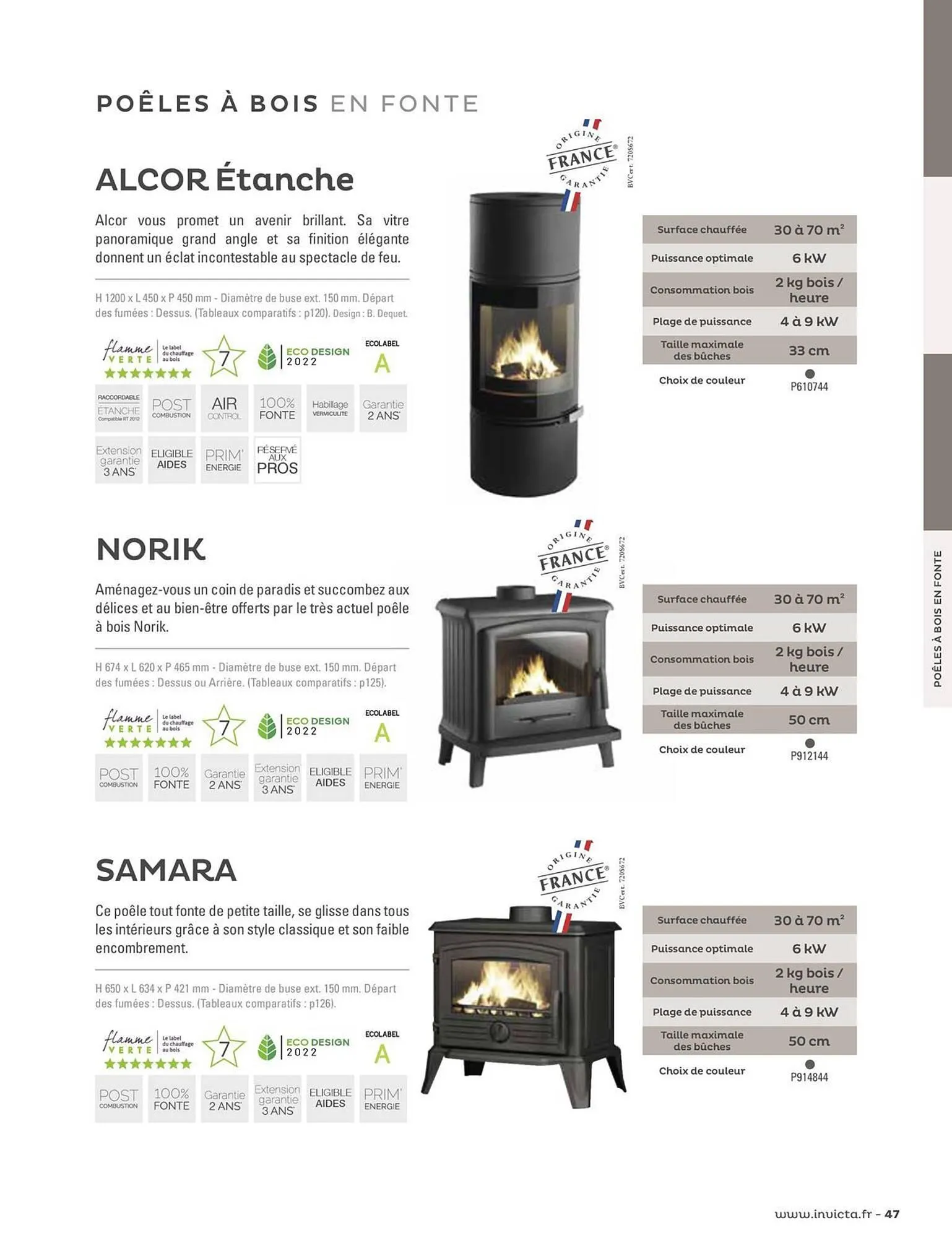 Catalogue Invicta du 31 août au 31 décembre 2023 - Catalogue page 47