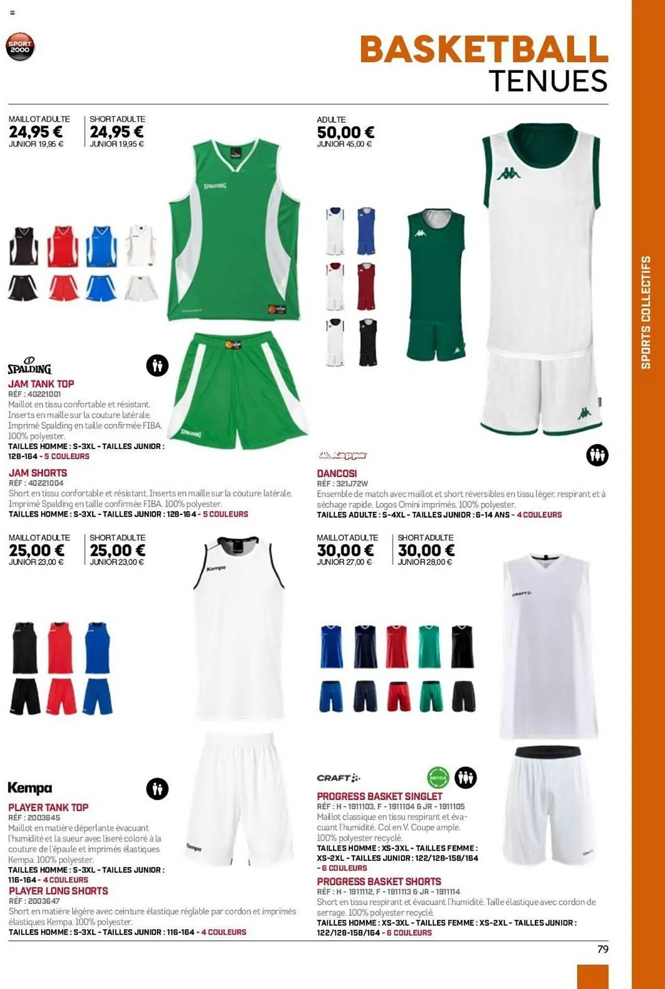 Catalogue Sport 2000 du 28 mai au 31 décembre 2025 - Catalogue page 66