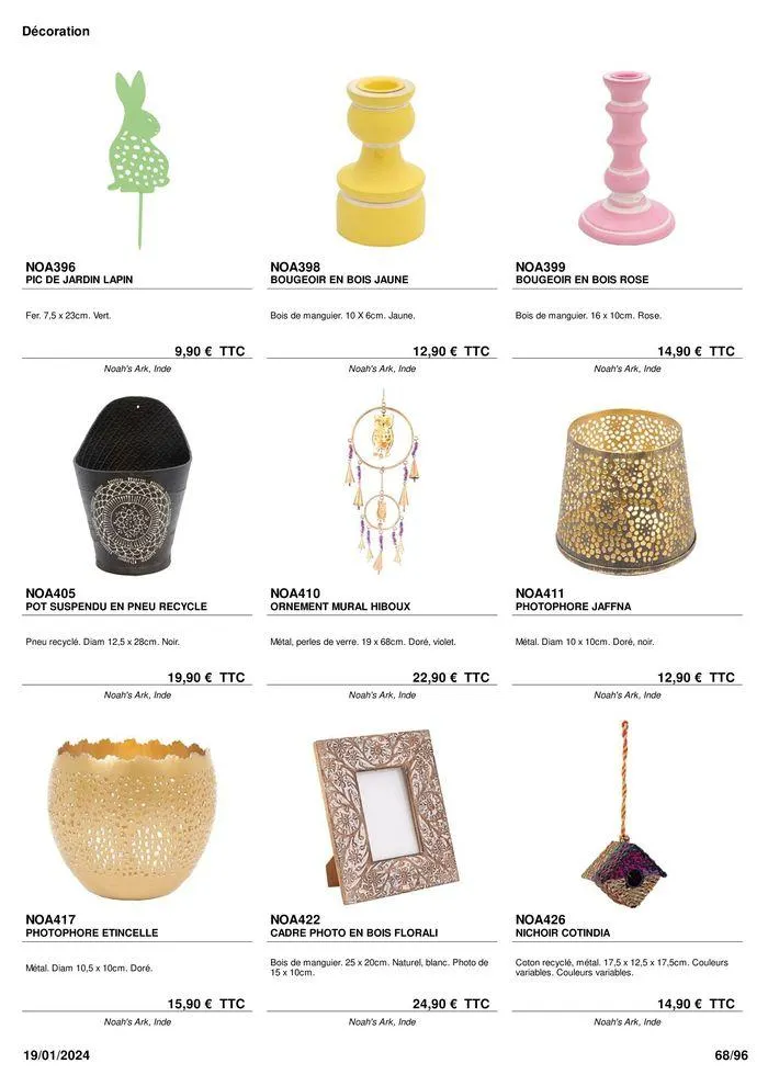 ARTISANAT . DéCORATION . MODE . JOUETS du 9 février au 31 août 2024 - Catalogue page 70