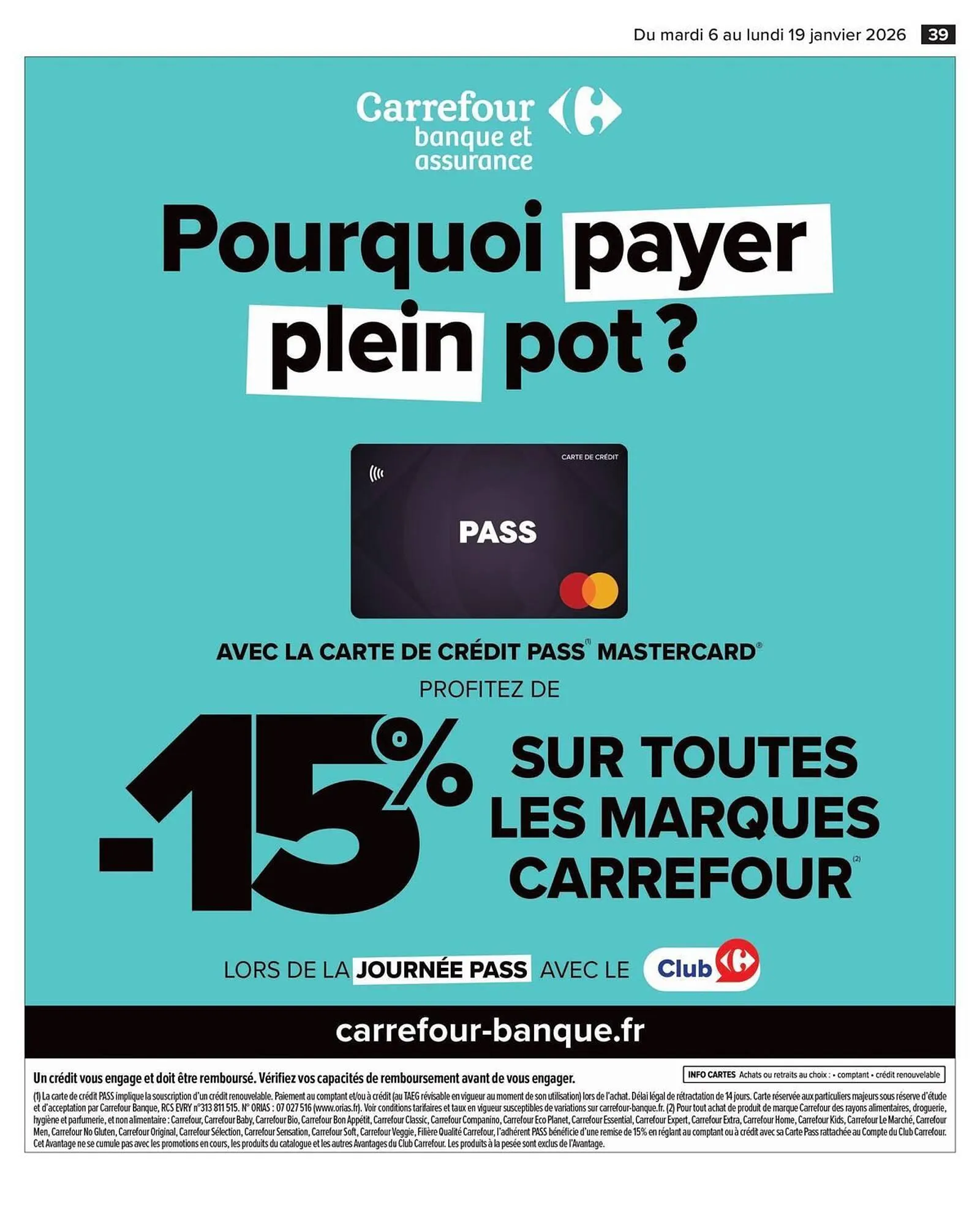 Catalogue Carrefour du 6 janvier au 19 janvier 2026 - Catalogue page 41