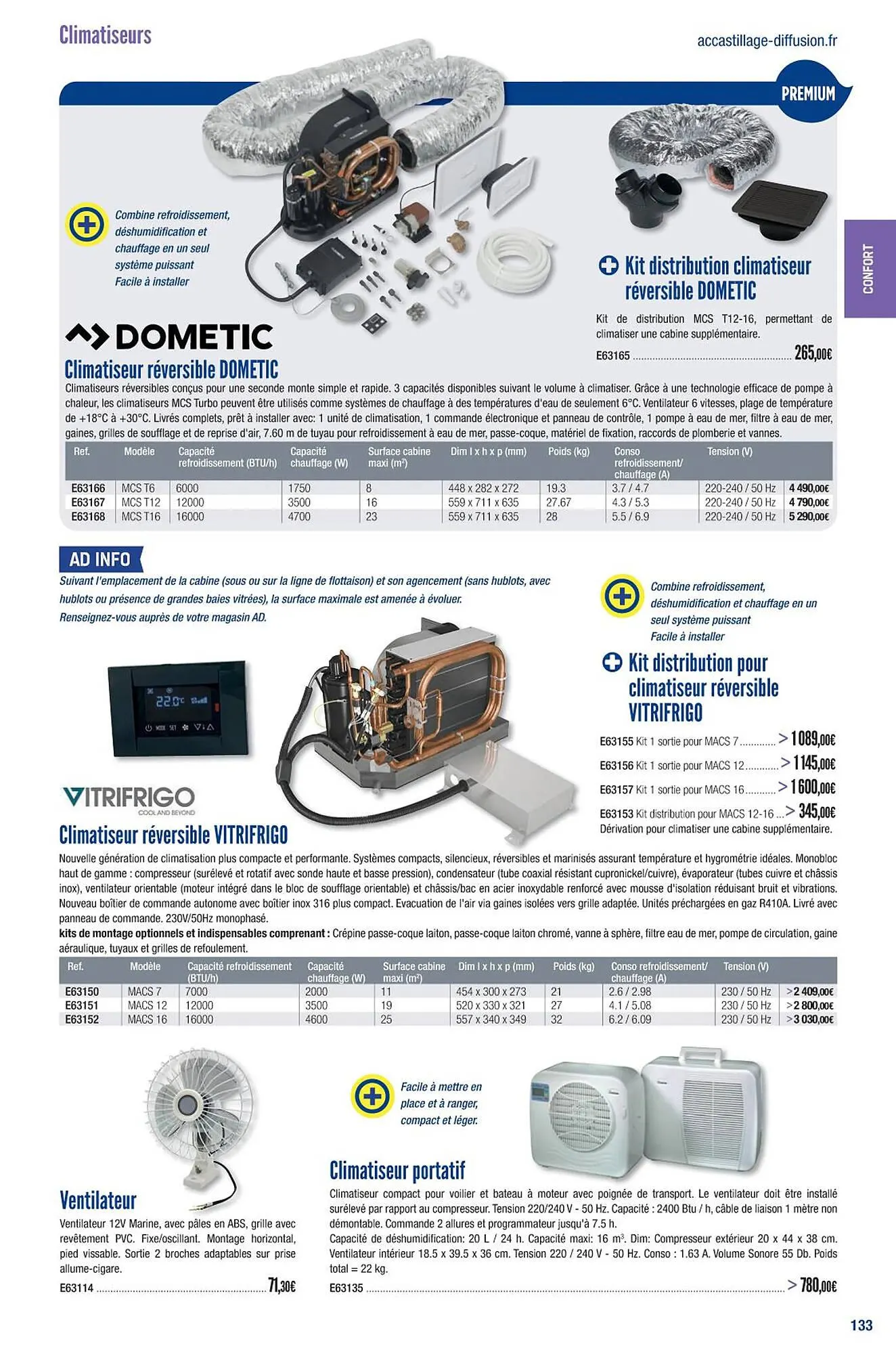 Catalogue Accastillage Diffusion du 1 mars au 31 décembre 2023 - Catalogue page 135
