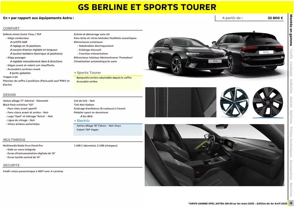 Opel Astra et Astra Sports Tourer du 3 avril au 3 avril 2026 - Catalogue page 5