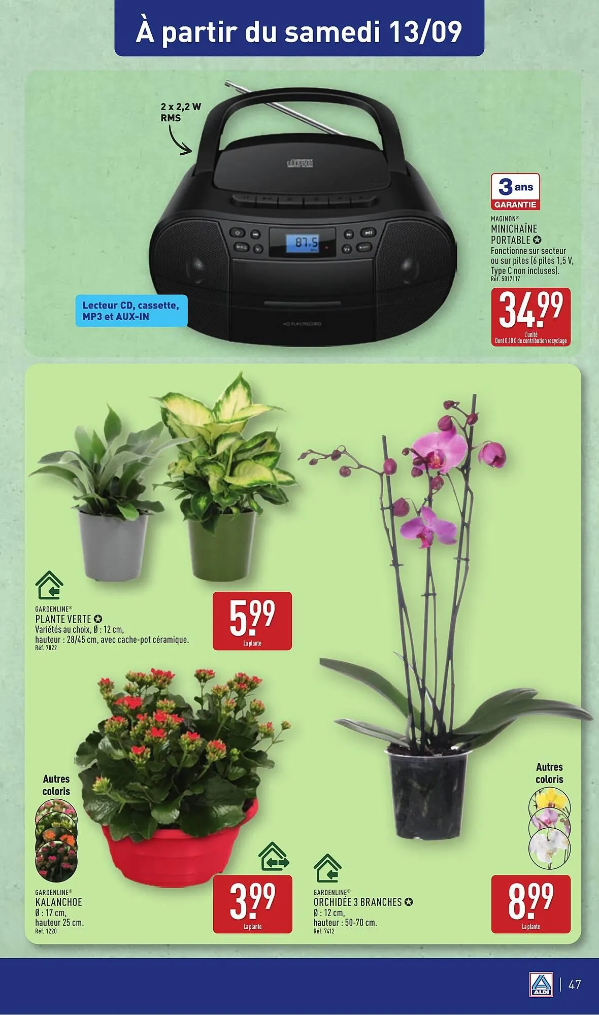 catalogue ALDI du 9 septembre au 15 septembre 2025 - Catalogue page 50