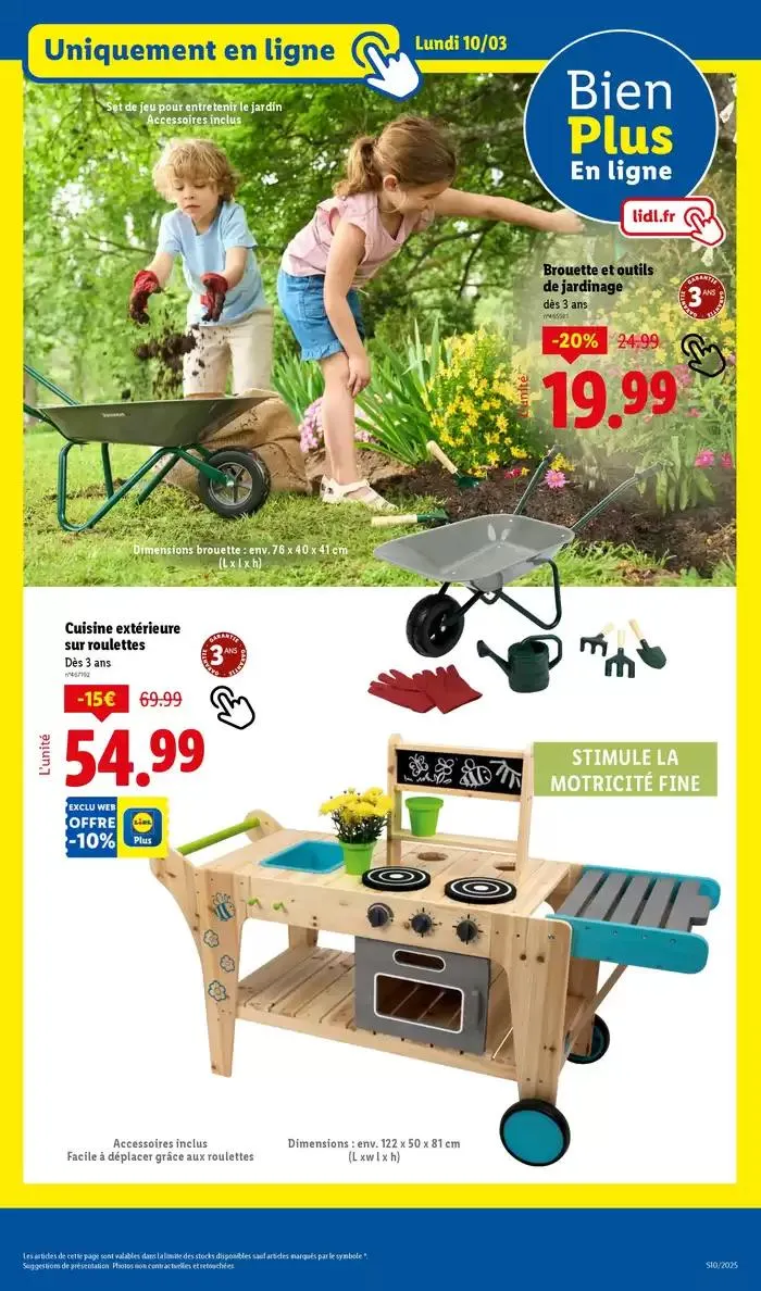 Les bonnes affaires sont chez Lidl ! Découvrez une sélection de produits à petits prix du 6 mars au 12 mars 2025 - Catalogue page 67