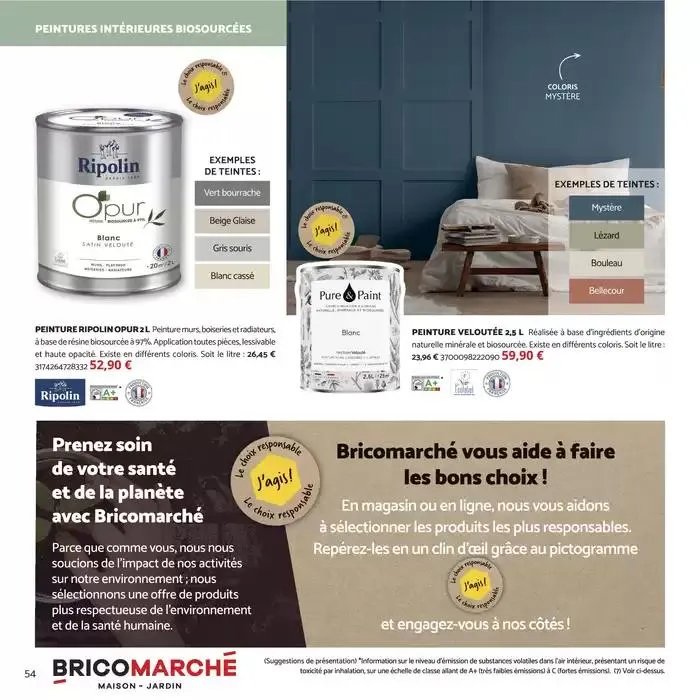 Le guide Projets intérieurs 2025 du 12 février au 12 avril 2025 - Catalogue page 54