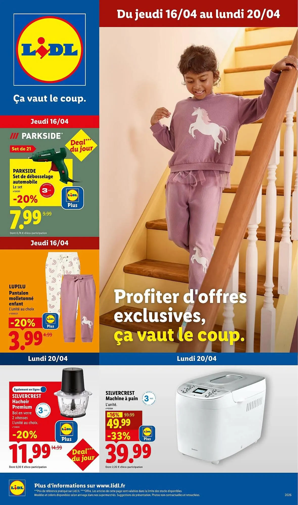 Catalogue Lidl du 16 avril au 20 avril 2026 - Catalogue page 1