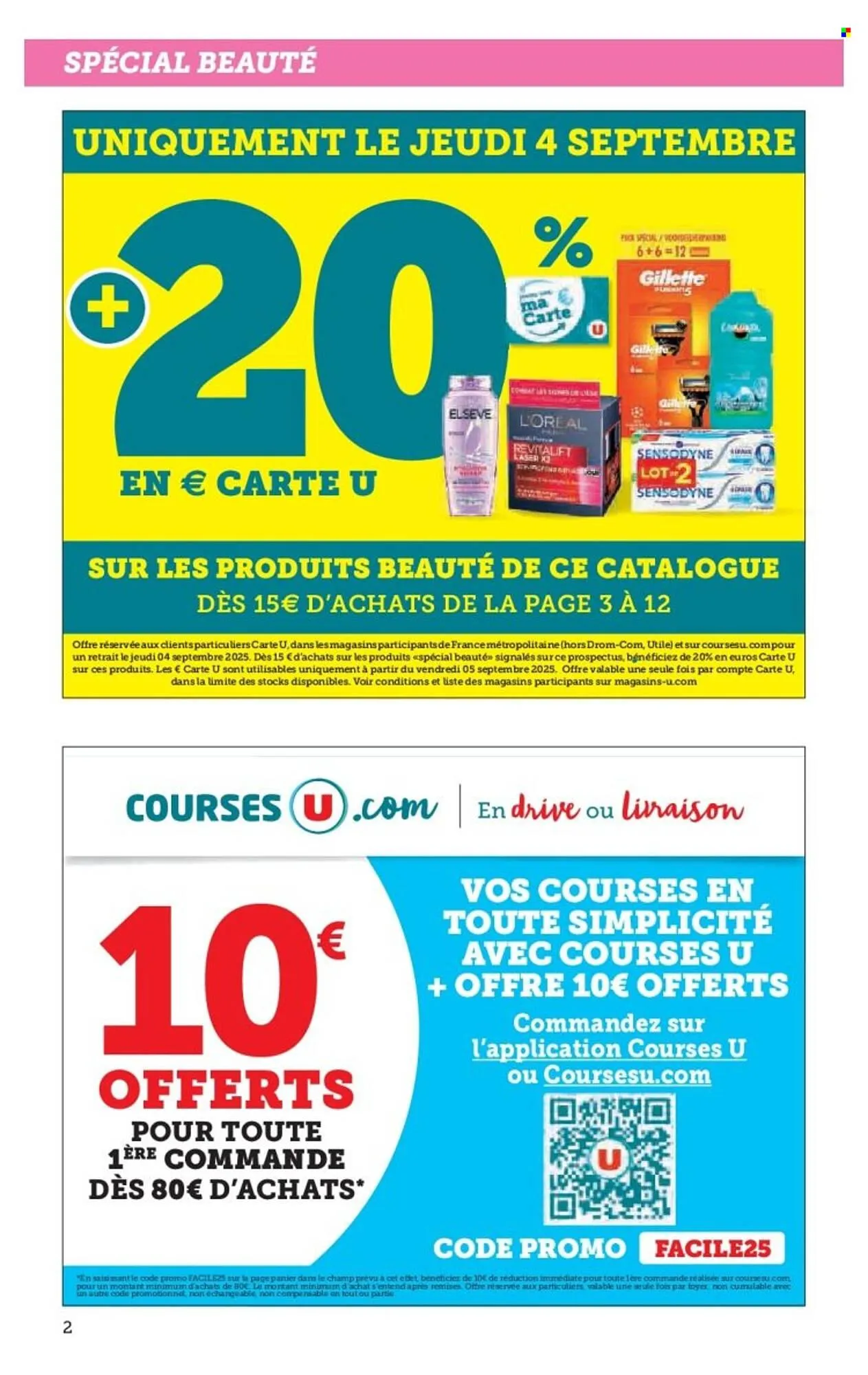 Catalogue Super U du 2 septembre au 14 septembre 2025 - Catalogue page 2