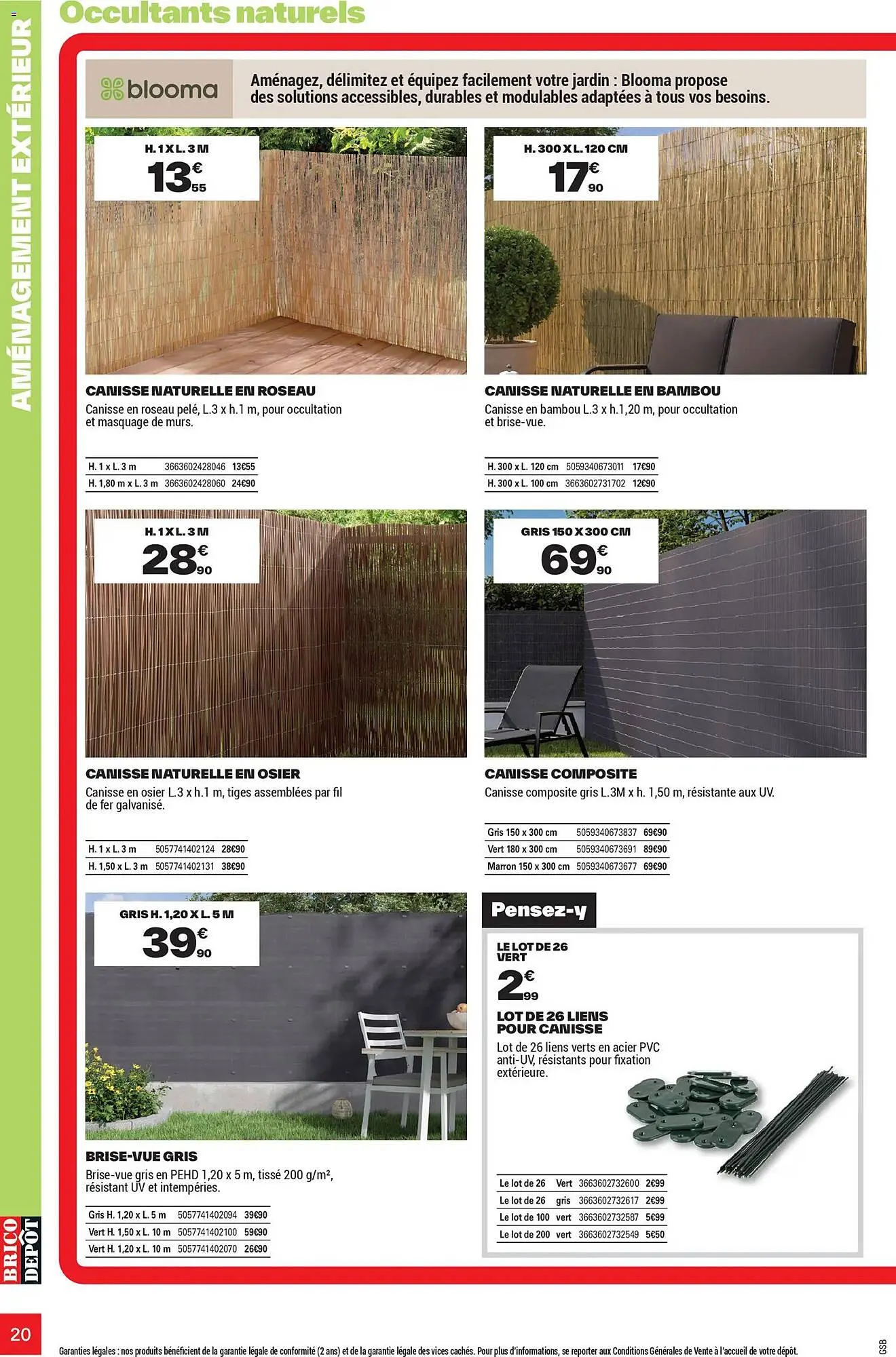 Catalogue Brico Dépôt du 25 mars au 12 juin 2026 - Catalogue page 20