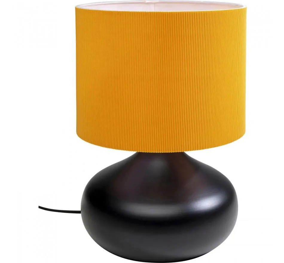 Lampe Hit Parade noire et orange Kare Design