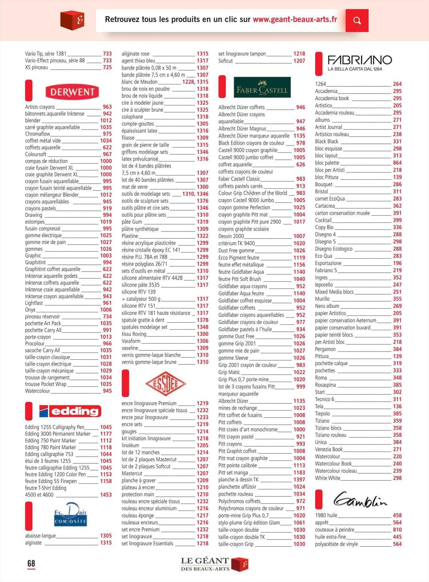 Catalogue Le Géant Des Beaux-Arts du 1 mars au 31 décembre 2023 - Catalogue page 70