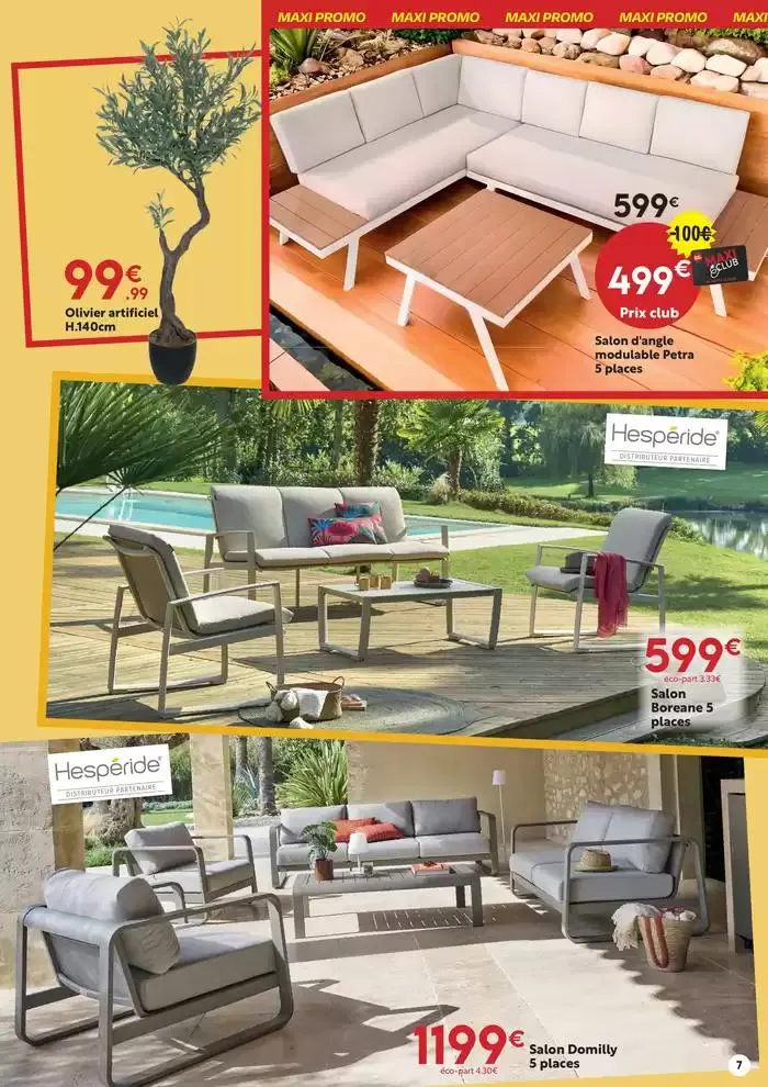 POUR UN EXTÉRIEUR STYLÉ ! du 30 avril au 1 juin 2025 - Catalogue page 7