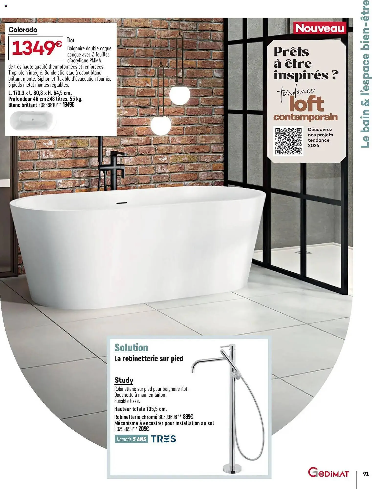 Catalogue Gedimat du 1 avril au 30 avril 2026 - Catalogue page 91